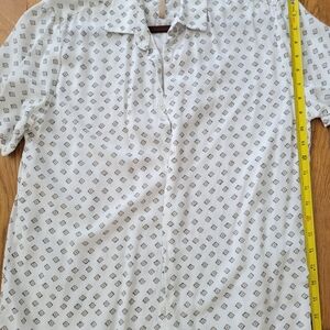 Cactus Man Monochrome Patterned Casual Shirt